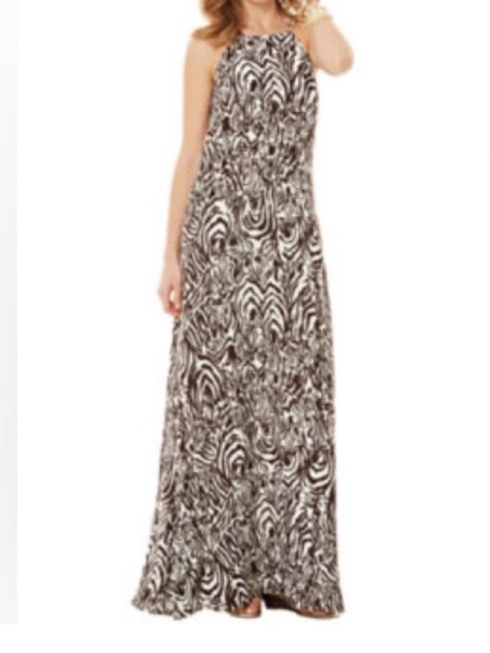 Reduced Today ONLY🎈NWOT Lilly Pulitzer Elegant Brown and White
Maxi Dress